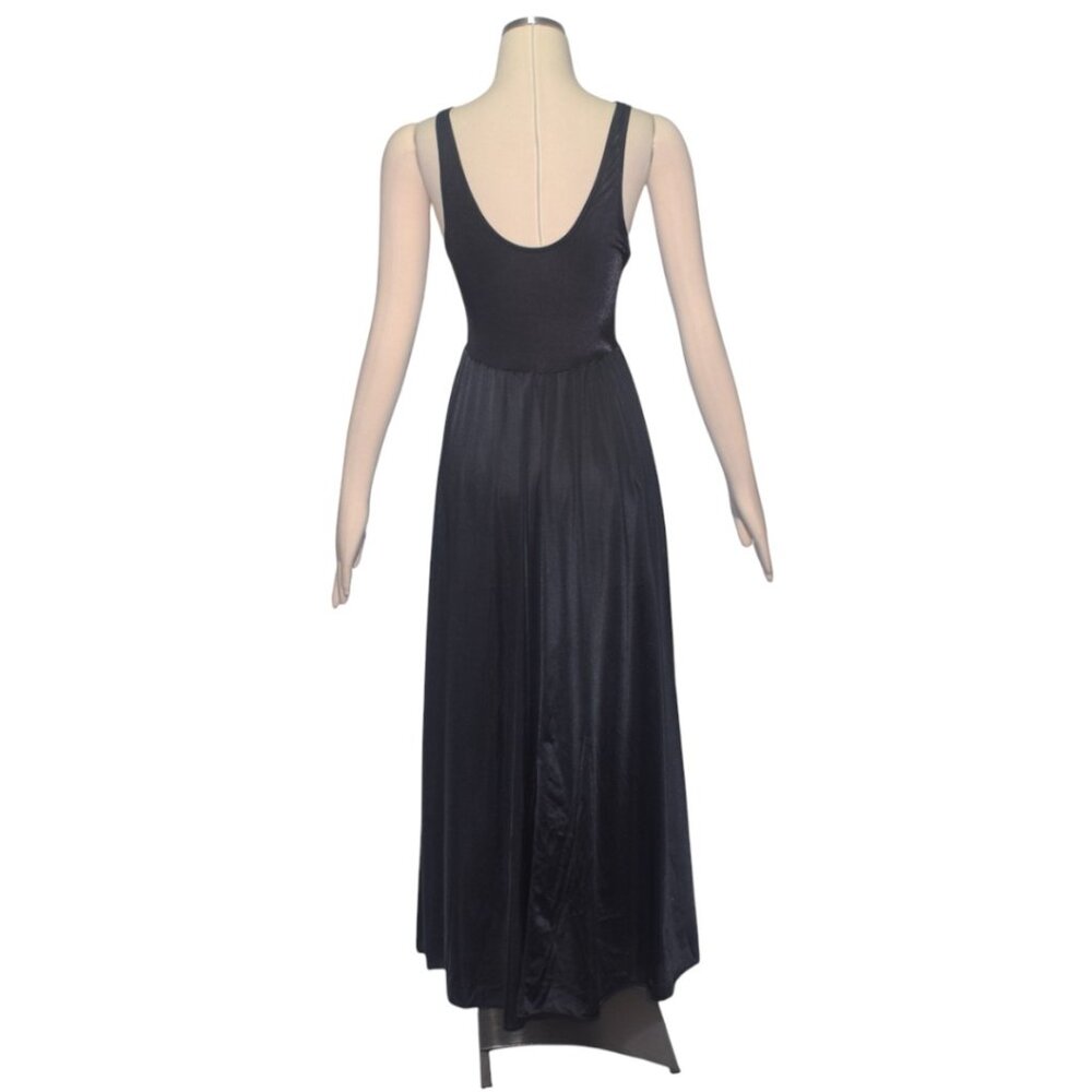 Vintage Olga Nightgown Stretch Top Lace Silky Nylon Sweep XL - Picture 5 of 9